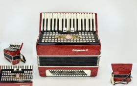 Russian Made Vintage - Chromatic Akkopa Piano / Button Accordion,