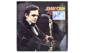 Johnny Cash Atutograph on LP Record