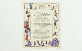 Queen Victoria Diamond Jubilee 1897 Advertising Interest/Design Interest/Blackpool interest Printed