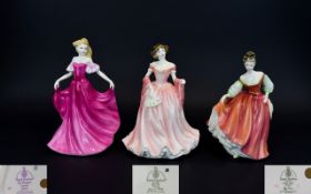 Royal Doulton Figures ( 3 ) Three In Total. Comprises 1/ Ruth HN4099. Issued 1998 - 2001.