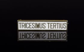 Masonic Tricesimus Tertius 33rd Degree Jewel.