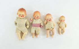 Early 20th Century Rare Bisque Infant Do