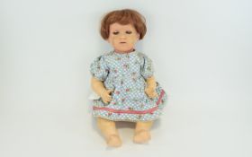 Vintage Early Celluloid Doll By Schildkr