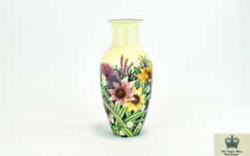 Tupton Ware Hand Painted Tube lined Vase