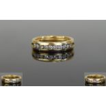 14ct Gold Diamond Eternity Ring, 10 Brilliant Cut Diamonds, Weight 0.75cts. Channel Set, Weight 10.3