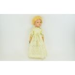 Antique Bisque Head Doll Unusual doll, possibly German in origin,