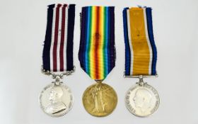 Great War World War I George V Military Medal For Bravery In The Field + Pair ( 2nd London Regiment,