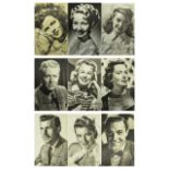 Autograph Interest A Collection Of Auto Signed Publicity Images Of 1940's/50's Screen Idols.