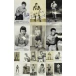 Boxing Interest, Collection Of 11 Signed Publicity Photos To Include Funso Banjo,