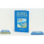 Harry Potter And The Chamber Of Secrets Deluxe Hardback Edition Book Blue cloth cover with gilt