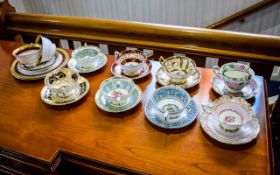 A Collection Of Mixed Vintage Teacups A collection of approximately 35 items, includes hand