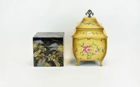 A Pair Of Decorative Storage Boxes/Jewellery Cabinet Two in total,