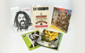 A Collection Of Five Original OZ Magazines Five issues of Richard Neville's iconic counter cultural