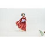 Royal Doulton Figure 'Lilac Time', Colour Red, HN2137 Designer M. Davies, issued 1954 - 1969.