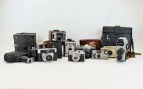 Collection Of Cameras To Include A Pentax Asahi, Zenit 3M,