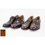 Pair of Gentleman's Churchs Custom Made Leather Shoes. Retails at £400+ Leather Soles.