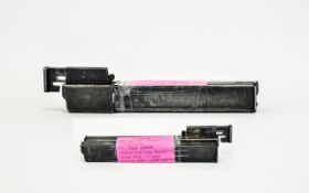 German WW2 MP 38-32 Round Magazines With Attached Speed Loader By Steyr-Daimler-Puch 1943,