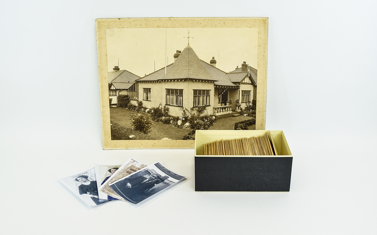 Fylde Interest Collection Of 70 Early 20thC Glass Negatives Of The Cleveleys And Surrounding Area
