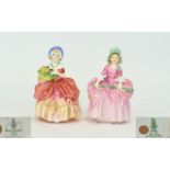Royal Doulton - Early Figures ( 2 ) Comprises 1/ Cissie HN1809. This Figure Issued 1937 - 1940's.