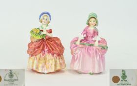Royal Doulton - Early Figures ( 2 ) Comprises 1/ Cissie HN1809. This Figure Issued 1937 - 1940's.
