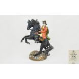 Royal Doulton Ltd and Numbered Figure - Number 1215 of 5000 Figures ' Dick Turpin ' HN3272. Designer