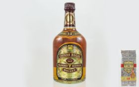 Chivas Regal 12 Year Old Bottle of Blended Scotch Whisky From The 1950's / 1960's.