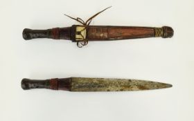 Late 19th Early 20thC African Hunting Knife,
