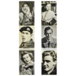 A Collection of British Film Stars Hand Signed Black and White Photos - From The 1940's and 1950's