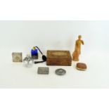 A Small Collection Of Perfume Bottles And Trinket Boxes Eight items in total to include,