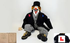 Gill Scott and Harris Hobo Designs Ltd and Numbered Edition - Large Clown Figure, Made of The Finest