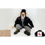 Gill Scott and Harris Hobo Designs Ltd and Numbered Edition - Large Clown Figure, Made of The Finest