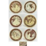 The Romantic Poets Collection From Incolay Studios California, Six Limited Edition Plaques The