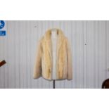 Vintage Blonde Mink Evening Jacket And Matching Stole Exceptional quality ladies evening jacket in