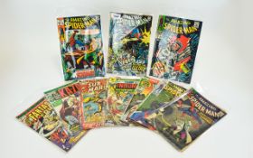 Collection Of 10 Marvel Comics, The Amazing Spiderman,