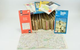 Collection Of Ordnance Survey Maps Published 1947 Hull, 1960 Exeter, 1960 The Solent,