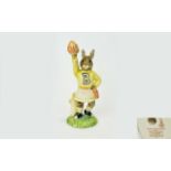 Royal Doulton Ltd Edition Hand Painted Figure ' Cheerleader ' DB143, Yellow Colour way - Rare 2nd