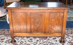 Dark Oak Sideboard Aged two door sideboard in rustic style with two drawers and double door