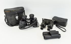 Pair Of Binoculars Together With A Fairchild Stereoscope Binocular.
