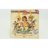 England World Cup L.P ( 1982 ) 12 Autographs of Squad on Cover, Keegan, Robson, Wilkins etc.