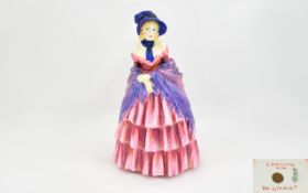 Royal Doulton - Early Figure. c.1952 - 1930. This Figure ' A Victorian Lady ' Style One. HN728, Pink