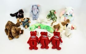 A Good Collection of Brand Named and Assorted Teddy Bears and Similar ( 10 ) In Total - Please See