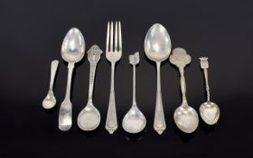 Mixed Lot Of Silver And Plated Souvenir/