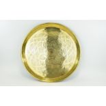 Decorative Brass Wall Charger Large bras