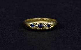 Edwardian - Ladies 18ct Gold Set Diamond