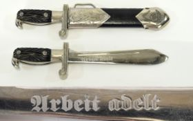 Miniature RAD Style German Dagger. Marke