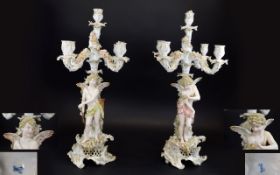 Meissen - Very Fine and Stunning Pair of