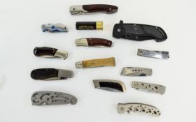 A Good Collection of Vintage Steel Blade