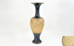 Royal Doulton Chine Ware Tall Vase. c.19