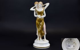 Royal Worcester - Ltd and Numbered Edition Fine Bone China Signed and Hand Painted Figurine - Titled