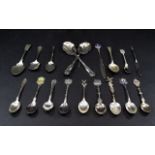 Mixed Lot Off Spoons, Odd Silver, Souvenir etc